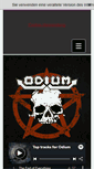 Mobile Screenshot of odium-metal.de